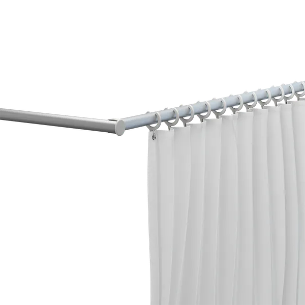 Svingbar stang til dusjforheng