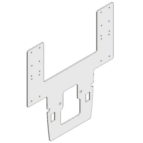 Brakett for toalettstøtter til AquaClean Mera Comfort/Classic, vegghengt