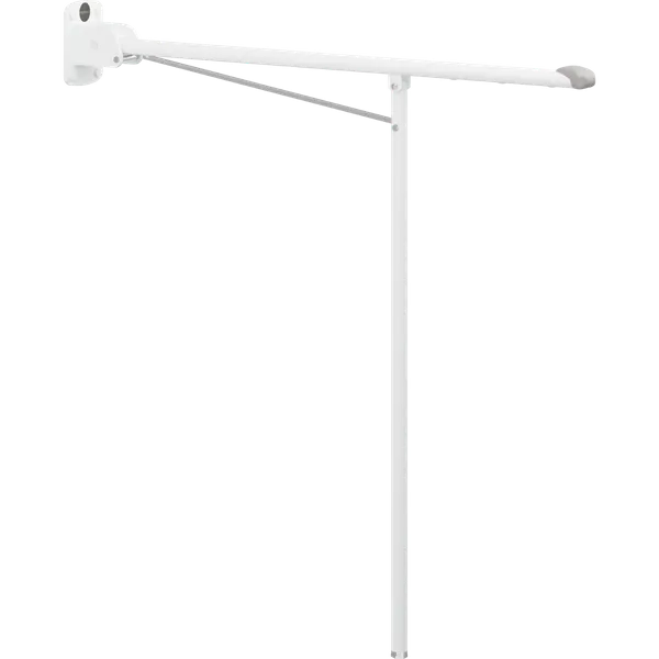 VALUE toalettstøtte med ben, fastmontering