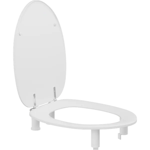 Dania 100 mm forhøyet toalettsete