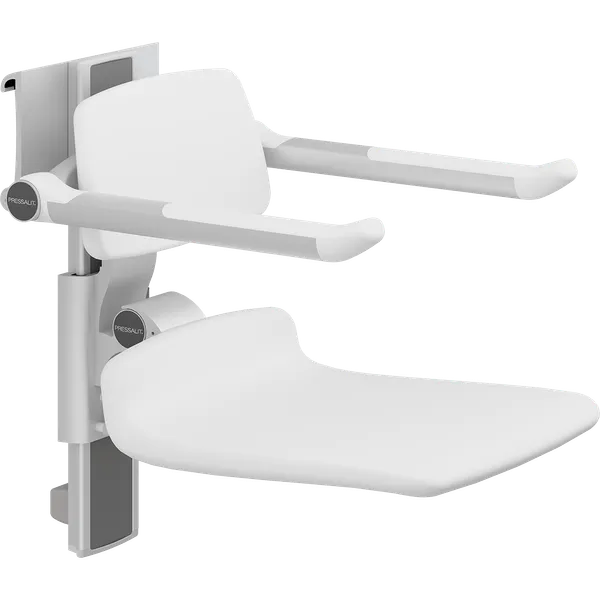 PLUS dusjsete 450, manuell høyderegulering, sideregulerbart