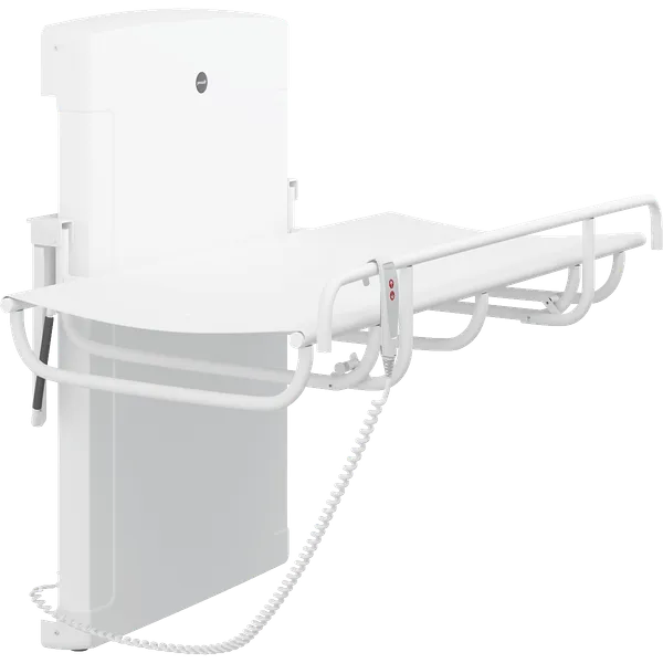 SCT 1000 dusjstellebord, høyderegulerbart