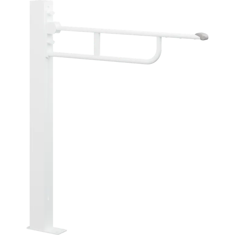 VALUE toalettstøtte på frittstående gulvsøyle, høyderegulerbar