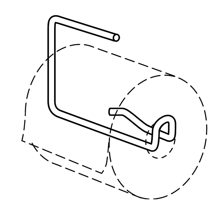 Papirholder til TMA armstøtter