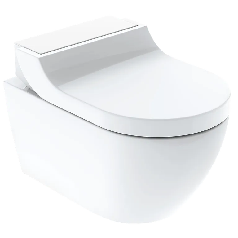 Geberit AquaClean Tuma Comfort sete og toalettskål, vegghengt