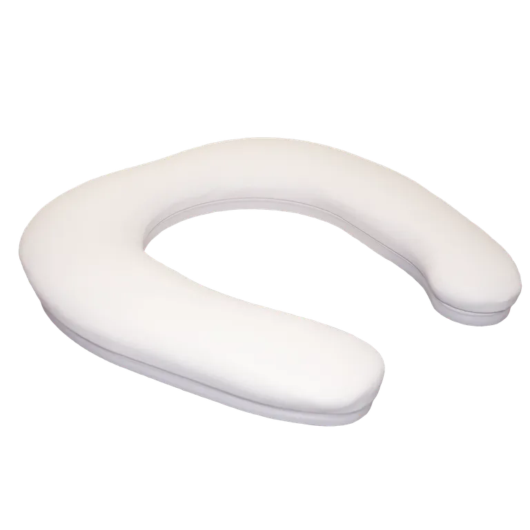 Polstret toalettsete med åpen front, institusjonsbeslag