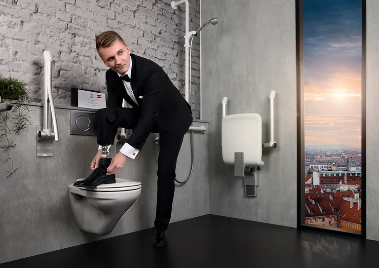 PLUS toalettstøtte, fastmontering