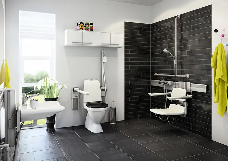 PLUS toalettstøtte, høyderegulerbar