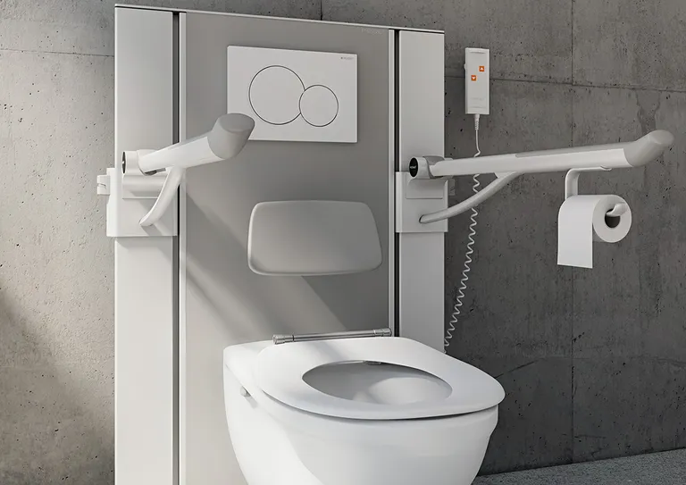 PLUS ryggstøtte til SELECT toalettheis, avtakbar