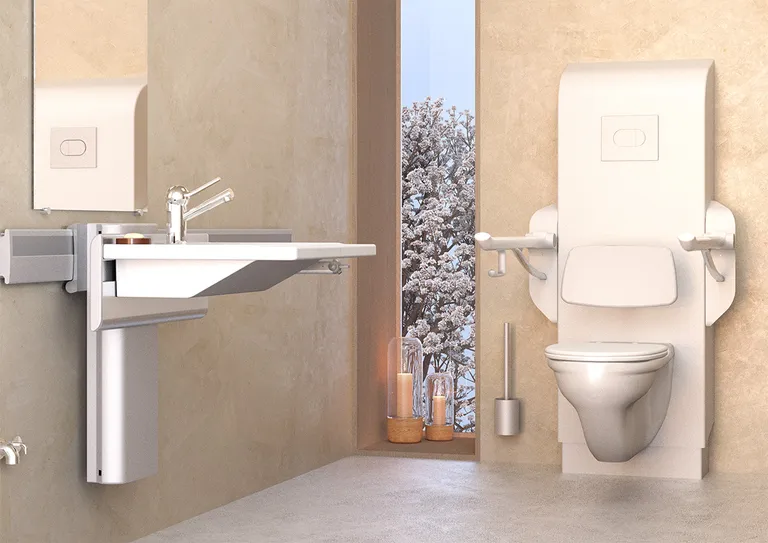 PLUS ryggstøtte til SELECT toalettheis