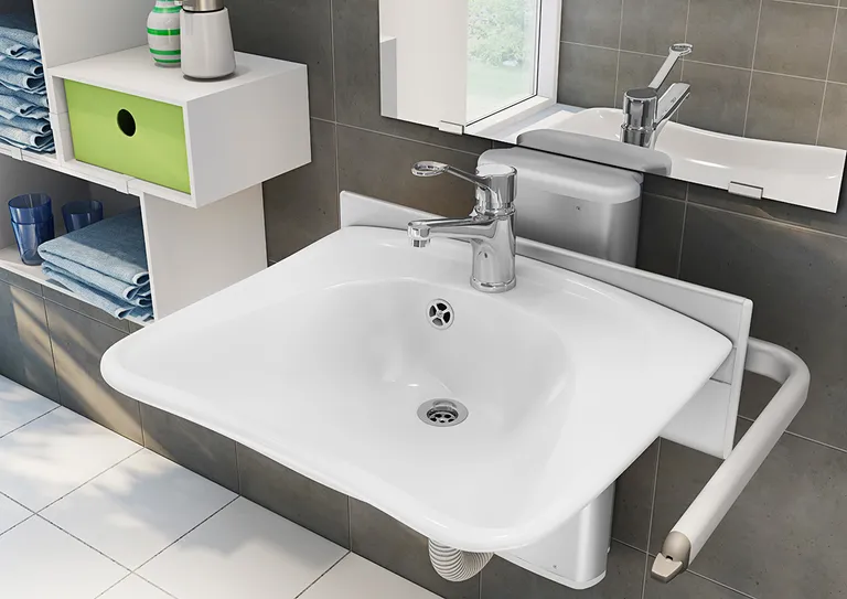 PLUS servantoppheng, elektrisk høyderegulering