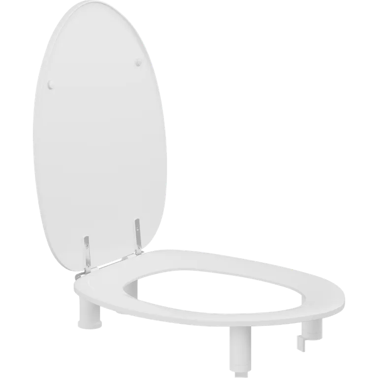 Dania 100 mm forhøyet toalettsete