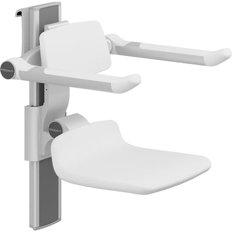 PLUS dusjsete 310, manuell høyderegulering, sideregulerbart