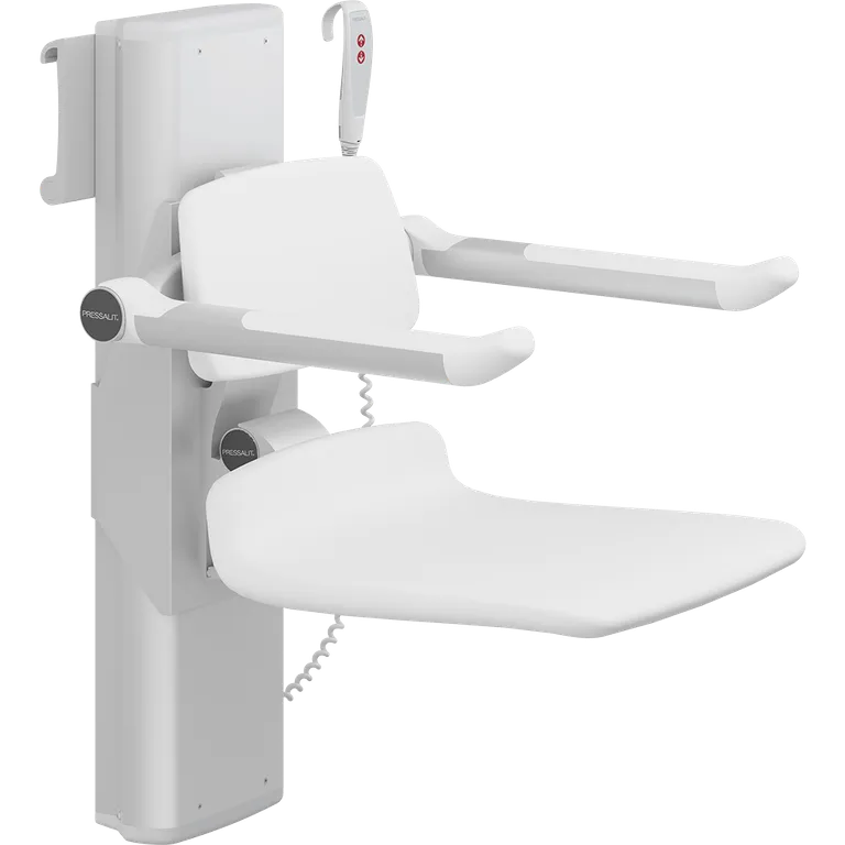 PLUS dusjsete 450, elektrisk høyderegulering, sideregulerbart