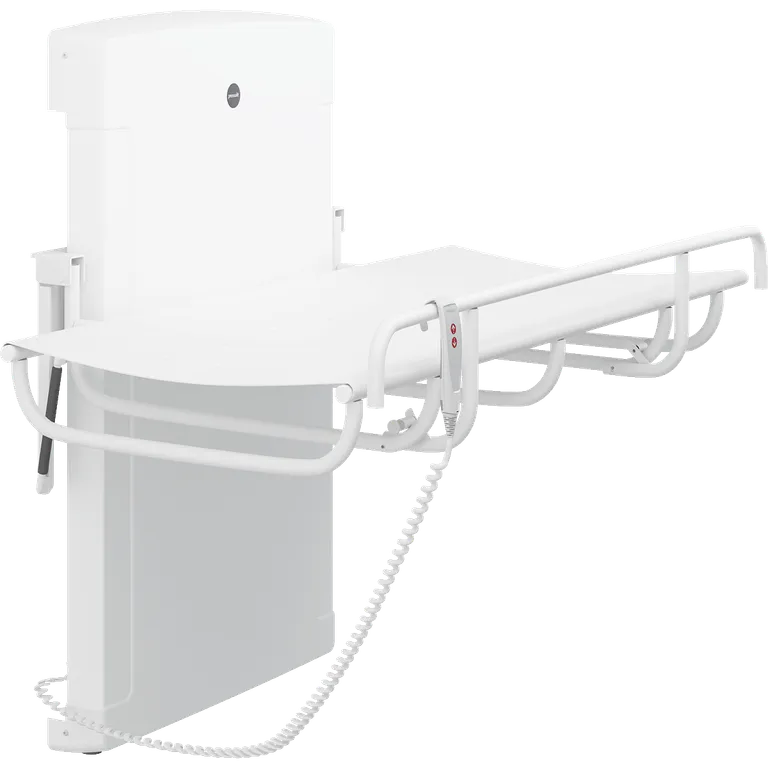 SCT 1000 dusjstellebord, høyderegulerbart