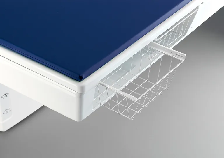 Lavtgående stellebord med vask